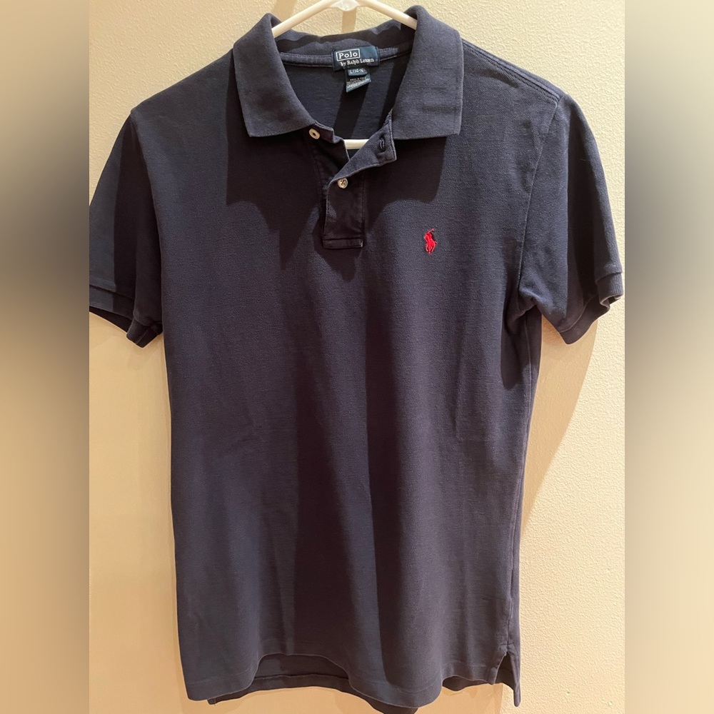 Polo Ralph Lauren Boys Large 14-16 Blue Polo